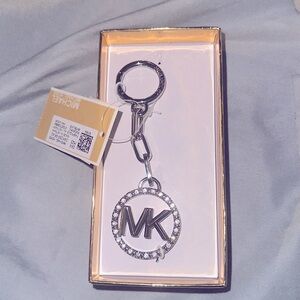 Michael Kors Keychain (Silver) (NEW)